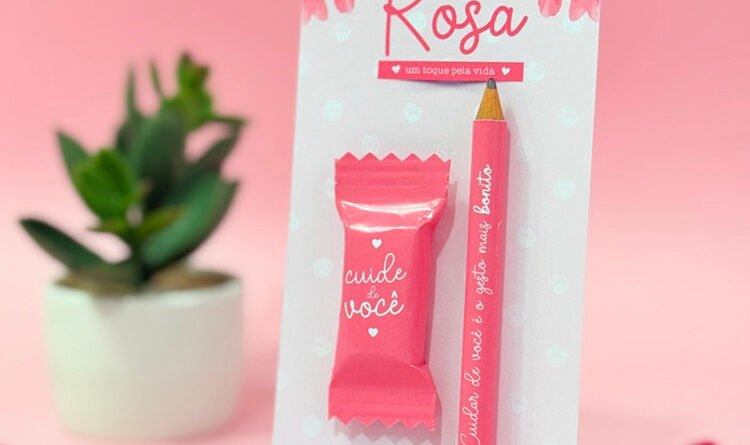 Arquivo Digital Card Lápis e Balinha Outubro Rosa 2025