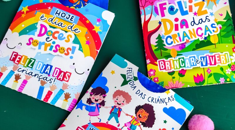 Porta Mini Fini ou Coloretti Dia das Crianças